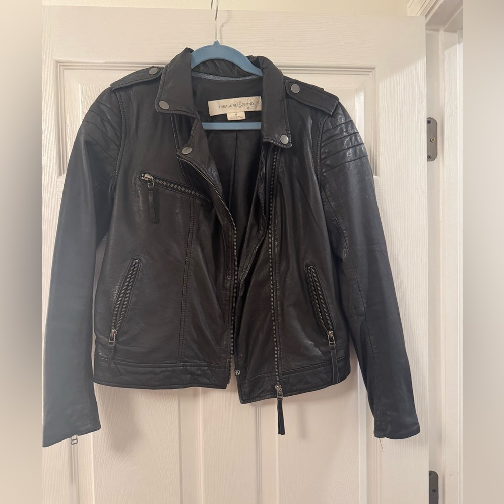Treasure & Bond Leather Jacket